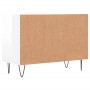 Mueble de TV madera de ingeniería blanco brillo 69,5x30x50 cm de vidaXL, Muebles TV - Ref: Foro24-826966, Precio: 45,71 €, De...
