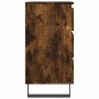 Mesitas noche 2 uds madera ingeniería roble ahumado 40x35x69 cm de vidaXL, Mesitas de noche - Ref: Foro24-826951, Precio: 109...
