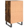Mesitas noche 2 uds madera ingeniería roble ahumado 40x35x69 cm de vidaXL, Mesitas de noche - Ref: Foro24-826951, Precio: 109...