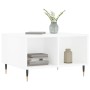 Mesa de centro madera contrachapada blanco 60x50x36,5 cm en Mesas de centro | Comprar online en Foru.es
