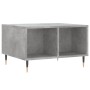 Mesa de centro madera contrachapada gris hormigón 60x50x36,5 cm en Mesas de centro | Comprar online en Foru.es