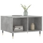 Mesa de centro madera contrachapada gris hormigón 60x50x36,5 cm en Mesas de centro | Comprar online en Foru.es