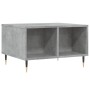 Mesa de centro madera contrachapada gris hormigón 60x50x36,5 cm en Mesas de centro | Comprar online en Foru.es