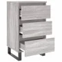 Bedside table 2 pcs Sonoma gray engineered wood 40x35x69 cm by vidaXL, Nightstands - Ref: Foro24-826953, Price: 120,01 €, Dis...