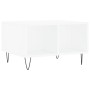 Mesa de centro madera contrachapada blanco 60x50x36,5 cm en Mesas de centro | Comprar online en Foru.es