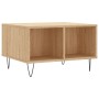 Mesa de centro madera contrachapada roble Sonoma 60x50x36,5 cm en Mesas de centro | Comprar online en Foru.es