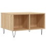 Mesa de centro madera contrachapada roble Sonoma 60x50x36,5 cm en Mesas de centro | Comprar online en Foru.es