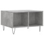 Mesa de centro madera contrachapada gris hormigón 60x50x36,5 cm en Mesas de centro | Comprar online en Foru.es