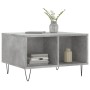 Mesa de centro madera contrachapada gris hormigón 60x50x36,5 cm en Mesas de centro | Comprar online en Foru.es