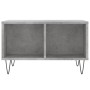 Mesa de centro madera contrachapada gris hormigón 60x50x36,5 cm en Mesas de centro | Comprar online en Foru.es