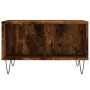 Mesa de centro madera contrachapada roble ahumado 60x50x36,5 cm en Mesas de centro | Comprar online en Foru.es