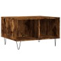 Mesa de centro madera contrachapada roble ahumado 60x50x36,5 cm en Mesas de centro | Comprar online en Foru.es