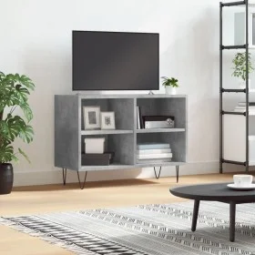 Mueble de TV madera de ingeniería gris hormigón 69,5x30x50 cm de vidaXL, Muebles TV - Ref: Foro24-826968, Precio: 41,58 €, De...