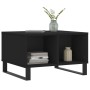 Mesa de centro madera contrachapada negro 60x50x36,5 cm en Mesas de centro | Comprar online en Foru.es