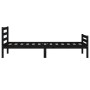Estructura de cama madera maciza negro 100x200 cm de vidaXL, Camas y somieres - Ref: Foro24-814813, Precio: 112,09 €, Descuen...