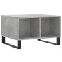 Mesa de centro madera contrachapada gris hormigón 60x50x36,5 cm en Mesas de centro | Comprar online en Foru.es