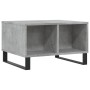 Mesa de centro madera contrachapada gris hormigón 60x50x36,5 cm en Mesas de centro | Comprar online en Foru.es