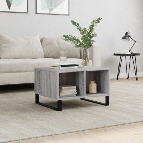 Mesa de centro madera contrachapada gris Sonoma 60x50x36,5 cm en Mesas de centro | Comprar online en Foru.es