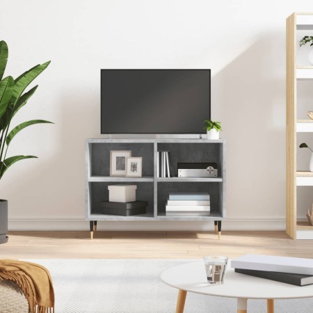 Mueble de TV madera de ingeniería gris hormigón 69,5x30x50 cm de vidaXL, Muebles TV - Ref: Foro24-826960, Precio: 42,04 €, De...