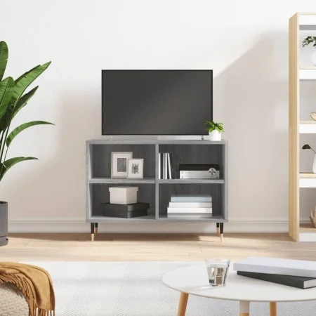 Mueble de TV madera de ingeniería gris Sonoma 69,5x30x50 cm de vidaXL, Muebles TV - Ref: Foro24-826962, Precio: 42,73 €, Desc...