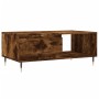 Mesa de centro madera contrachapada roble ahumado 90x50x36,5 cm en Mesas de centro | Comprar online en Foru.es