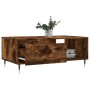 Mesa de centro madera contrachapada roble ahumado 90x50x36,5 cm en Mesas de centro | Comprar online en Foru.es