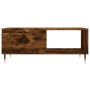 Mesa de centro madera contrachapada roble ahumado 90x50x36,5 cm en Mesas de centro | Comprar online en Foru.es