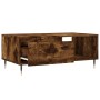 Mesa de centro madera contrachapada roble ahumado 90x50x36,5 cm en Mesas de centro | Comprar online en Foru.es