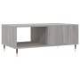 Mesa de centro madera contrachapada gris Sonoma 90x50x36,5 cm en Mesas de centro | Comprar online en Foru.es