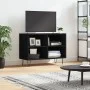 Mueble de TV madera de ingeniería negro 69,5x30x50 cm de vidaXL, Muebles TV - Ref: Foro24-826965, Precio: 42,74 €, Descuento: %