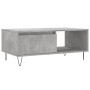 Mesa de centro madera contrachapada gris hormigón 90x50x36,5 cm en Mesas de centro | Comprar online en Foru.es