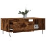 Mesa de centro madera contrachapada roble ahumado 90x50x36,5 cm en Mesas de centro | Comprar online en Foru.es