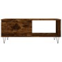 Mesa de centro madera contrachapada roble ahumado 90x50x36,5 cm en Mesas de centro | Comprar online en Foru.es
