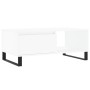 Mesa de centro madera contrachapada blanco 90x50x36,5 cm en Mesas de centro | Comprar online en Foru.es