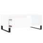 Mesa de centro madera contrachapada blanco 90x50x36,5 cm en Mesas de centro | Comprar online en Foru.es