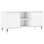 Mueble de TV madera de ingeniería blanco 104x35x50 cm de vidaXL, Muebles TV - Ref: Foro24-827004, Precio: 64,81 €, Descuento: %