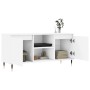 Mueble de TV madera de ingeniería blanco 104x35x50 cm de vidaXL, Muebles TV - Ref: Foro24-827004, Precio: 64,81 €, Descuento: %