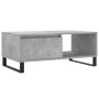 Mesa de centro madera contrachapada gris hormigón 90x50x36,5 cm en Mesas de centro | Comprar online en Foru.es