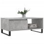 Mesa de centro madera contrachapada gris hormigón 90x50x36,5 cm en Mesas de centro | Comprar online en Foru.es