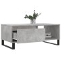 Mesa de centro madera contrachapada gris hormigón 90x50x36,5 cm en Mesas de centro | Comprar online en Foru.es