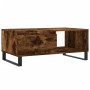 Mesa de centro madera contrachapada roble ahumado 90x50x36,5 cm en Mesas de centro | Comprar online en Foru.es
