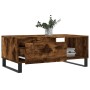 Mesa de centro madera contrachapada roble ahumado 90x50x36,5 cm en Mesas de centro | Comprar online en Foru.es