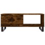 Mesa de centro madera contrachapada roble ahumado 90x50x36,5 cm en Mesas de centro | Comprar online en Foru.es
