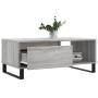 Mesa de centro madera contrachapada gris Sonoma 90x50x36,5 cm en Mesas de centro | Comprar online en Foru.es