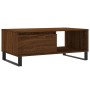 Mesa de centro madera contrachapada marrón roble 90x50x36,5 cm en Mesas de centro | Comprar online en Foru.es