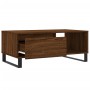 Mesa de centro madera contrachapada marrón roble 90x50x36,5 cm en Mesas de centro | Comprar online en Foru.es