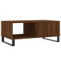 Mesa de centro madera contrachapada marrón roble 90x50x36,5 cm en Mesas de centro | Comprar online en Foru.es