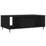 Mesa de centro madera contrachapada negro 90x50x36,5 cm en Mesas de centro | Comprar online en Foru.es