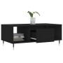 Mesa de centro madera contrachapada negro 90x50x36,5 cm en Mesas de centro | Comprar online en Foru.es