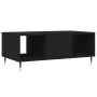 Mesa de centro madera contrachapada negro 90x50x36,5 cm en Mesas de centro | Comprar online en Foru.es